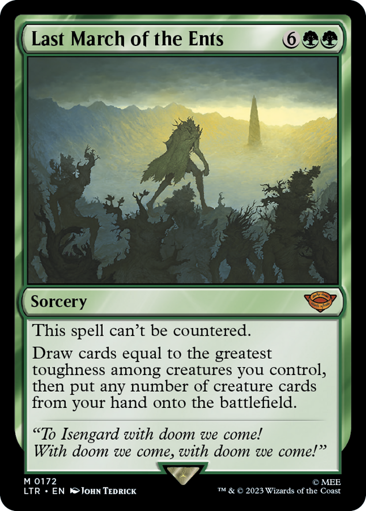 Magic: The Gathering - Last March of the Ents - The Lord of the Rings: Tales of Middle-earth