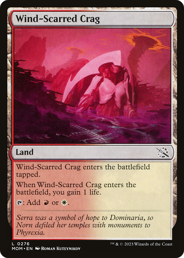 Magic: The Gathering - Wind-Scarred Crag - March of the Machine