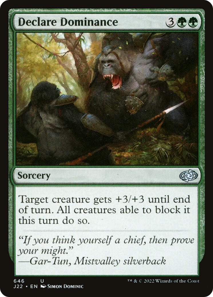 Magic: The Gathering - Declare Dominance - Jumpstart 2022