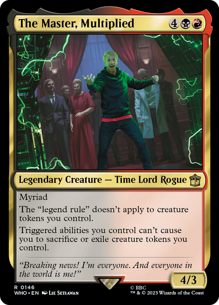 Magic: The Gathering - The Master, Multiplied Foil - Doctor Who