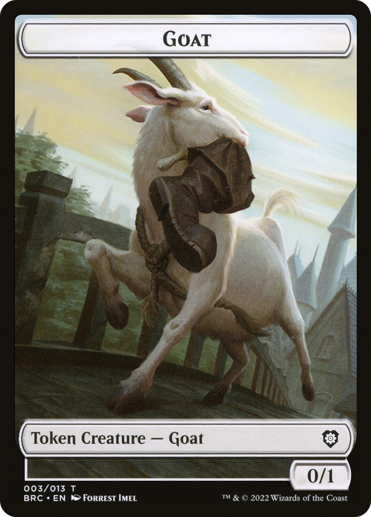 Magic: The Gathering - Goat Token - The Brothers' War Commander Tokens