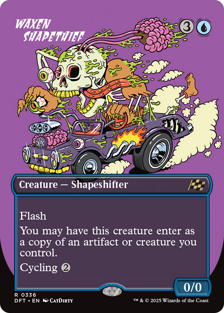 Magic: The Gathering - Waxen Shapethief Foil - Aetherdrift