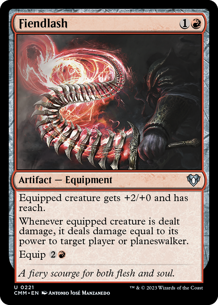 Magic: The Gathering - Fiendlash Foil - Commander Masters