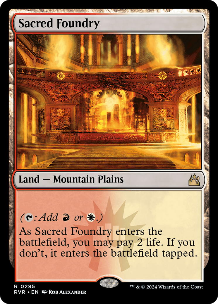Magic: The Gathering - Sacred Foundry - Ravnica Remastered