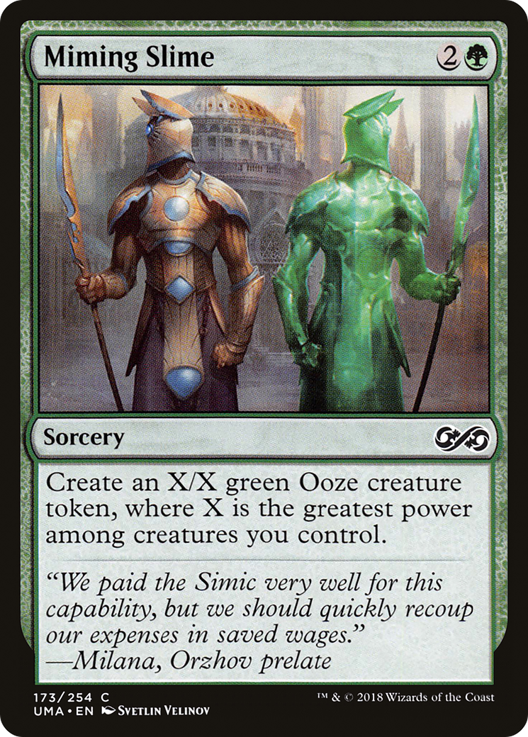 Magic: The Gathering - Miming Slime Foil - Ultimate Masters