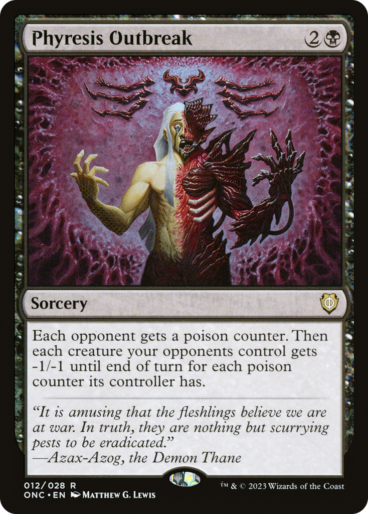 Magic: The Gathering - Phyresis Outbreak - Phyrexia: All Will Be One Commander