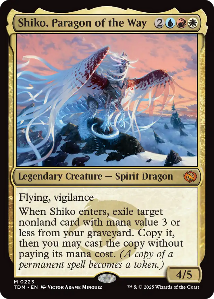 Magic: The Gathering - Shiko, Paragon of the Way Foil - Tarkir: Dragonstorm