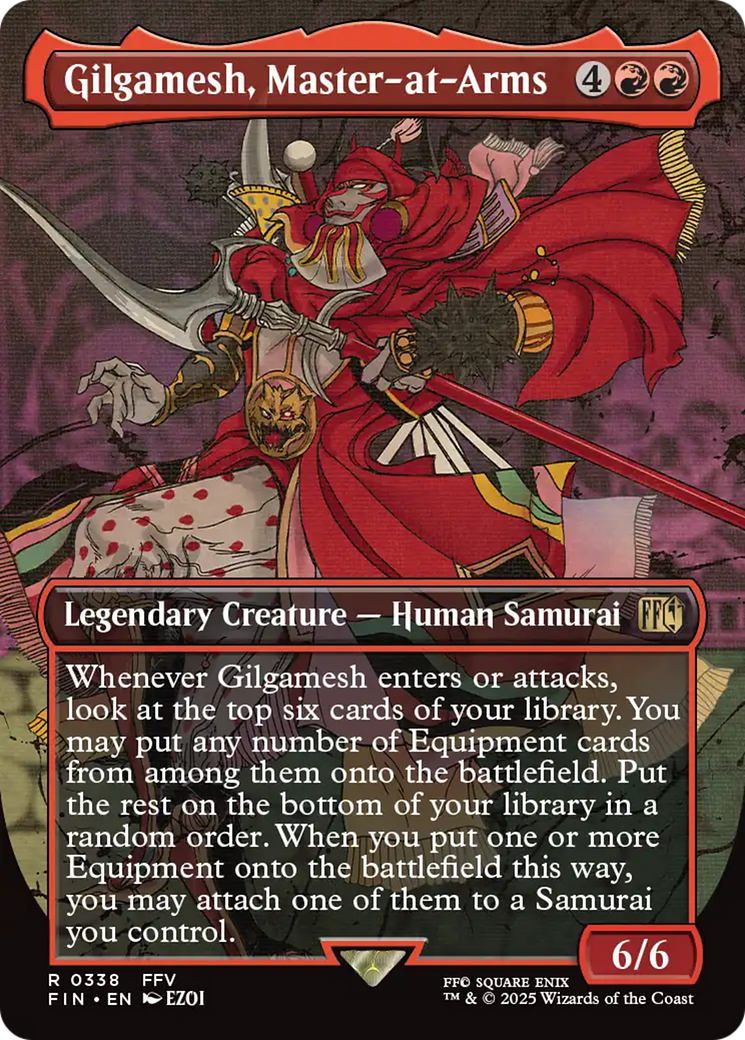 Magic: The Gathering - Gilgamesh, Master-at-Arms Foil - Final Fantasy