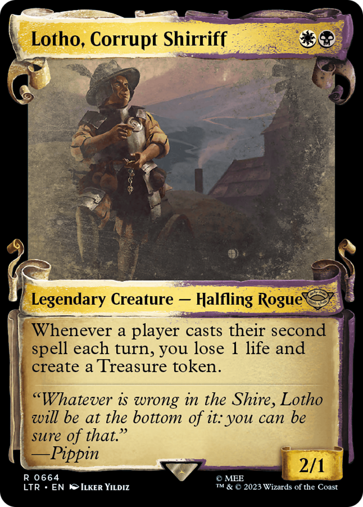 Magic: The Gathering - Lotho, Corrupt Shirriff - The Lord of the Rings: Tales of Middle-earth