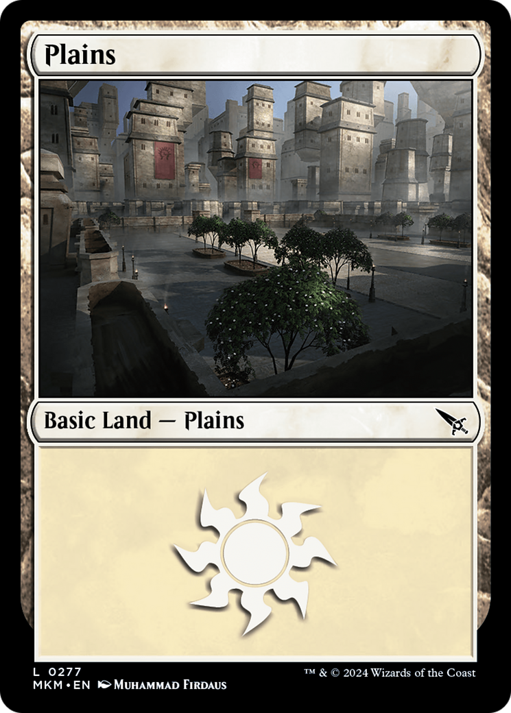 Magic: The Gathering - Plains #277 Foil - Murders at Karlov Manor