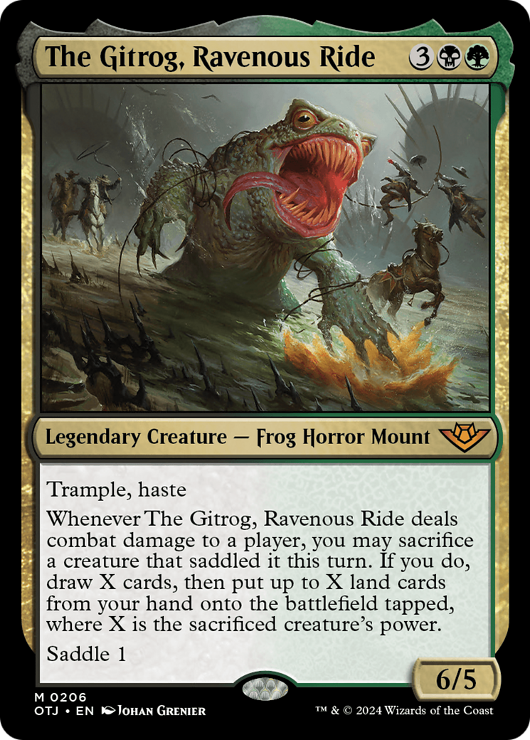 Magic: The Gathering - The Gitrog, Ravenous Ride Foil - Outlaws of Thunder Junction