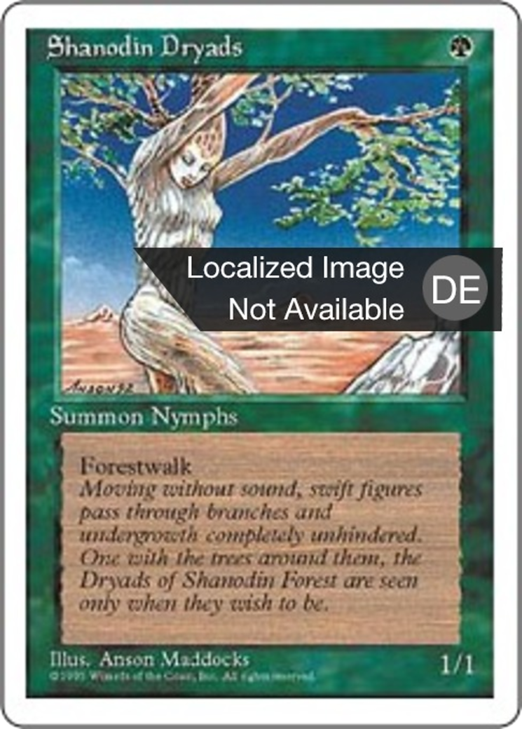 Magic: The Gathering - Dryaden aus dem Shanodin - Fourth Edition