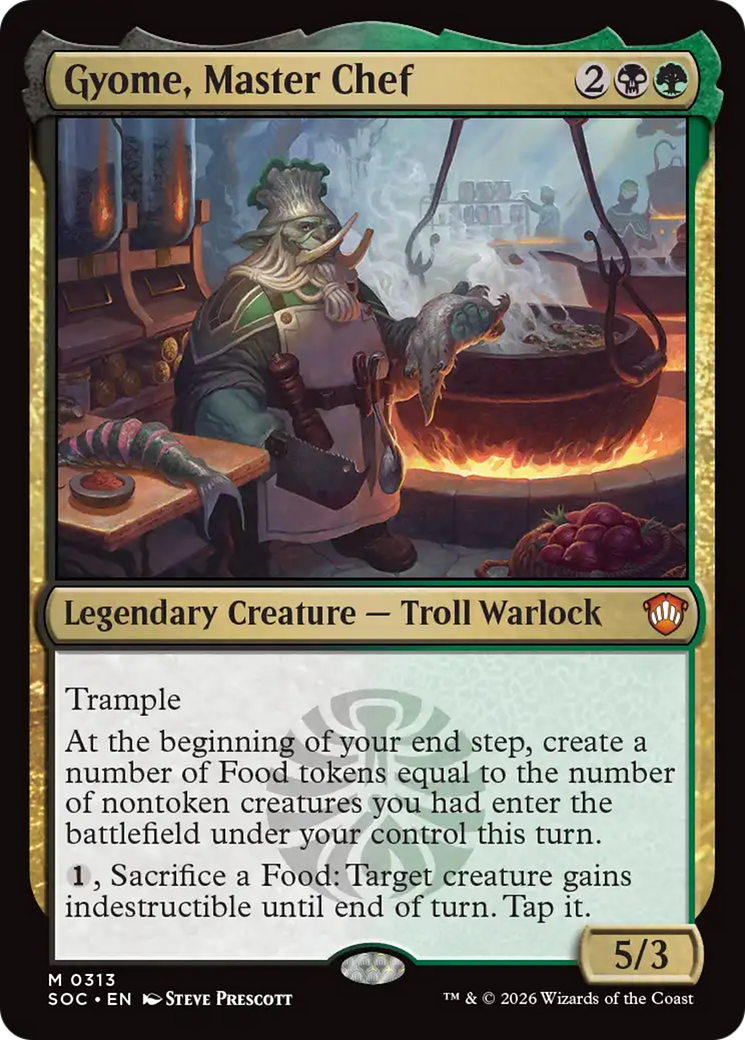 Magic: The Gathering - Gyome, Master Chef - Secrets of Strixhaven Commander