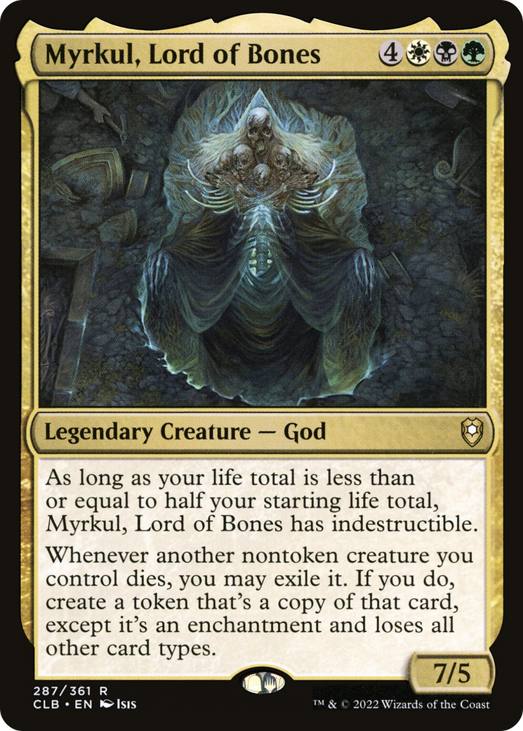 Magic: The Gathering - Myrkul, Lord of Bones - Commander Legends: Battle for Baldur's Gate