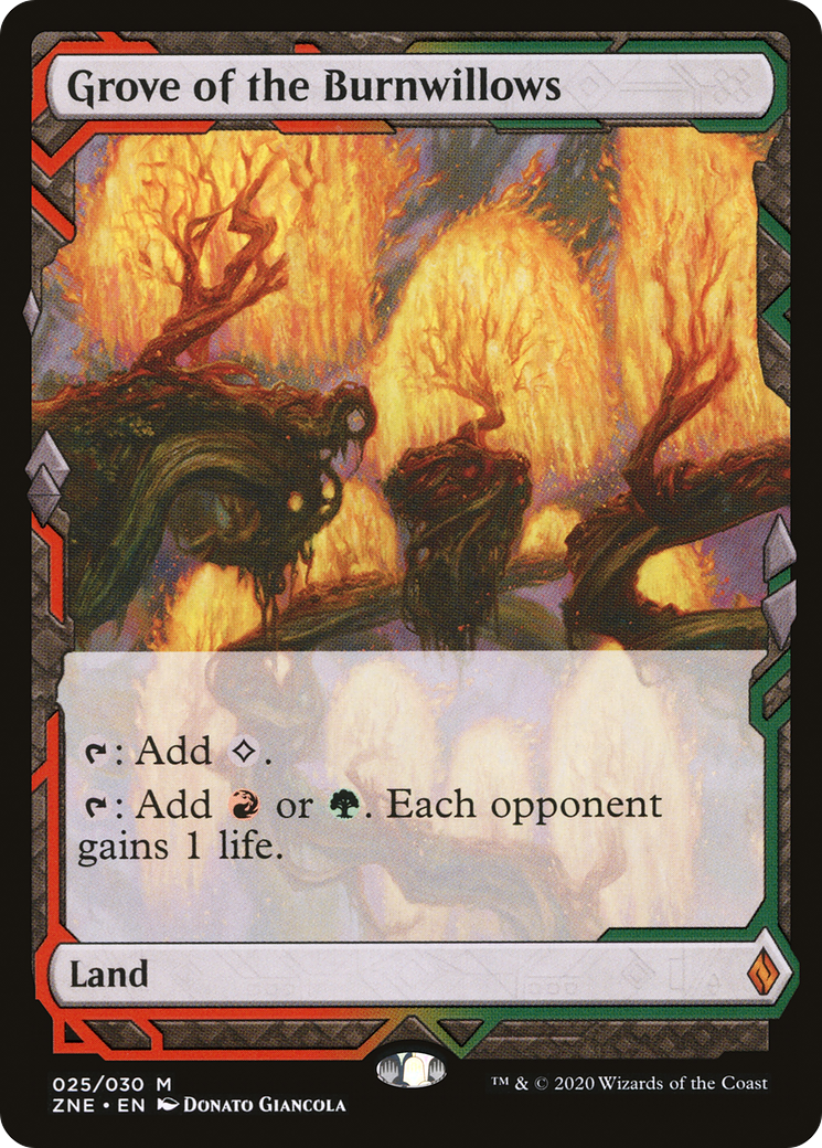 Magic: The Gathering - Grove of the Burnwillows Foil - Zendikar Rising Expeditions
