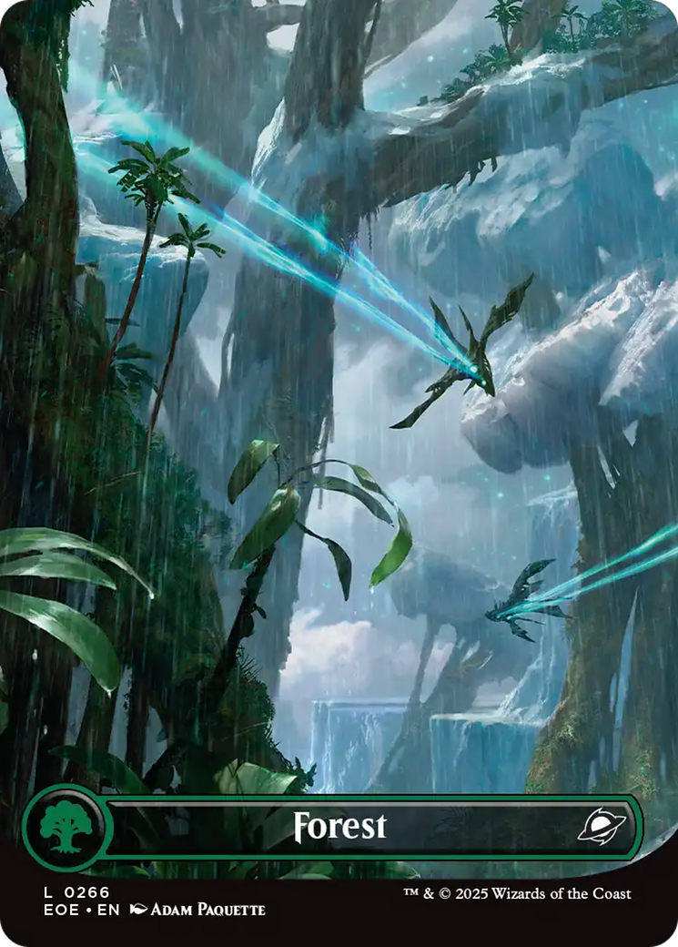 Magic: The Gathering - Forest #266 Foil - Edge of Eternities