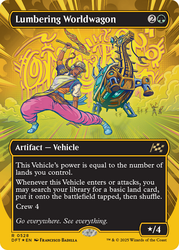 Magic: The Gathering - Lumbering Worldwagon Foil - Aetherdrift