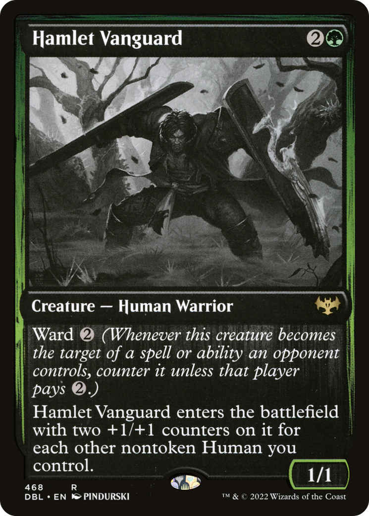 Magic: The Gathering - Hamlet Vanguard Foil - Innistrad: Double Feature