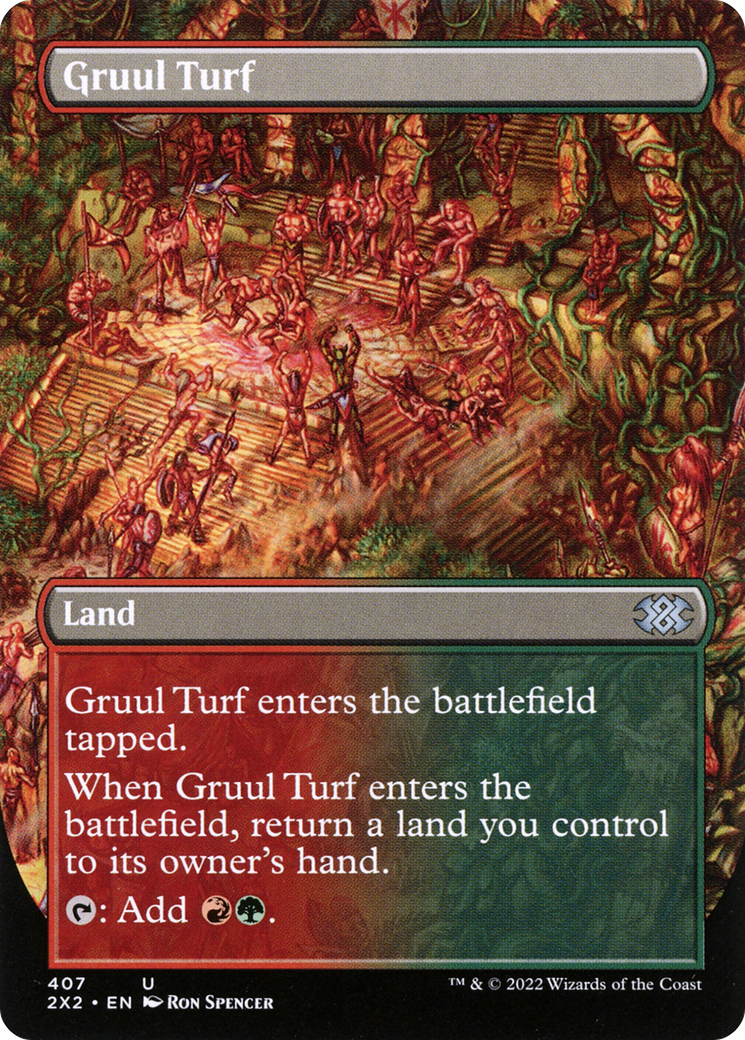 Magic: The Gathering - Gruul Turf Foil - Double Masters 2022