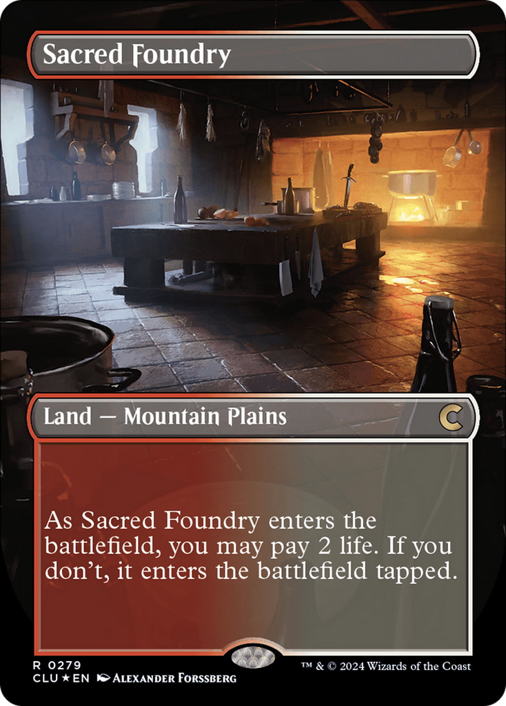 Magic: The Gathering - Sacred Foundry Foil - Ravnica: Clue Edition