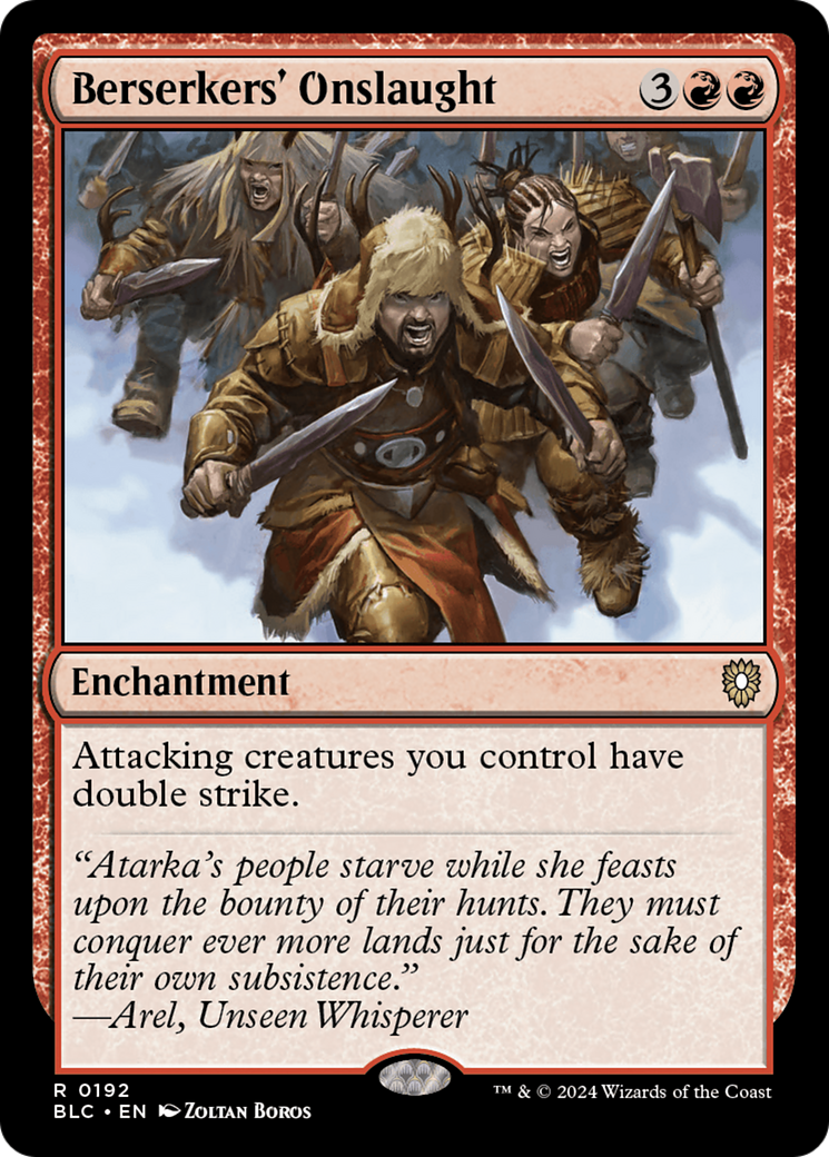 Magic: The Gathering - Berserkers' Onslaught - Bloomburrow Commander