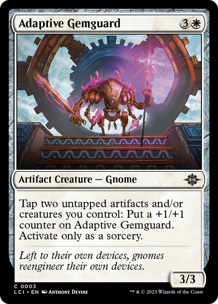 Magic: The Gathering - Adaptive Gemguard - The Lost Caverns of Ixalan
