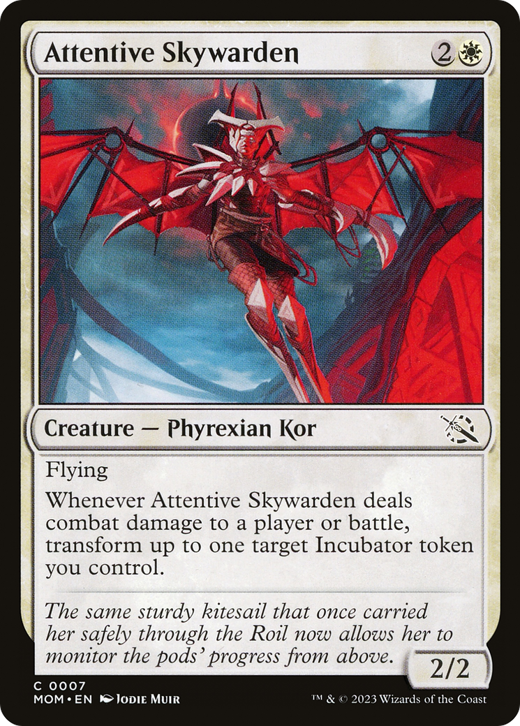 Magic: The Gathering - Attentive Skywarden Foil - March of the Machine