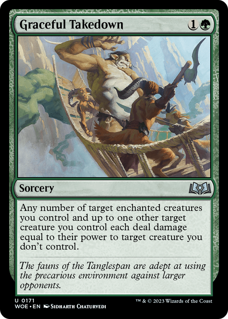 Magic: The Gathering - Graceful Takedown - Wilds of Eldraine