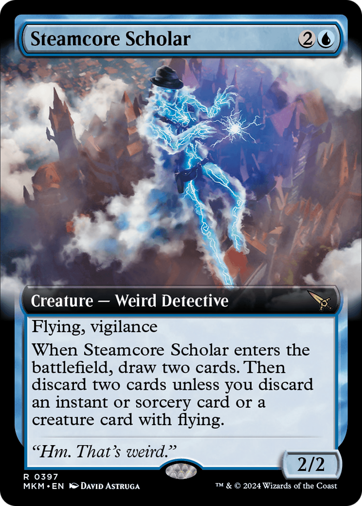 Magic: The Gathering - Steamcore Scholar Foil - Murders at Karlov Manor
