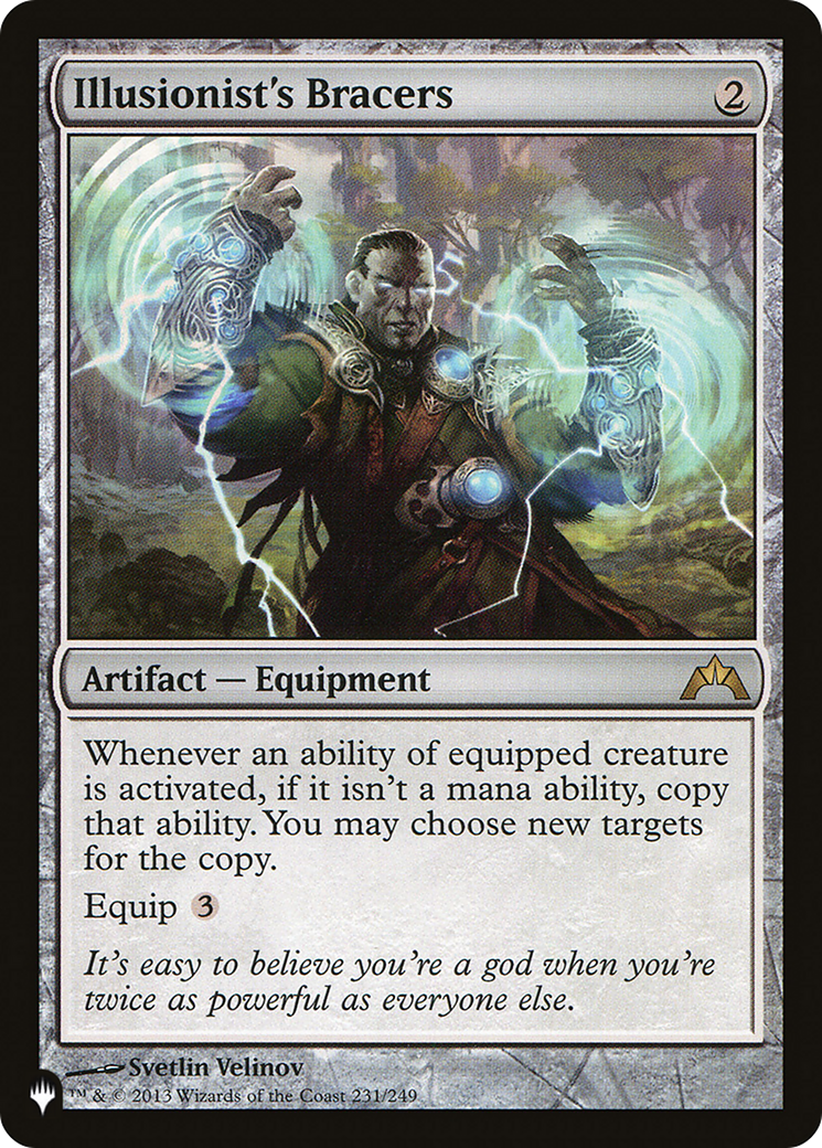 Magic: The Gathering - Illusionist's Bracers - The List