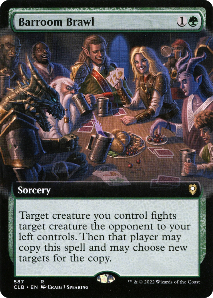 Magic: The Gathering - Barroom Brawl Foil - Commander Legends: Battle for Baldur's Gate