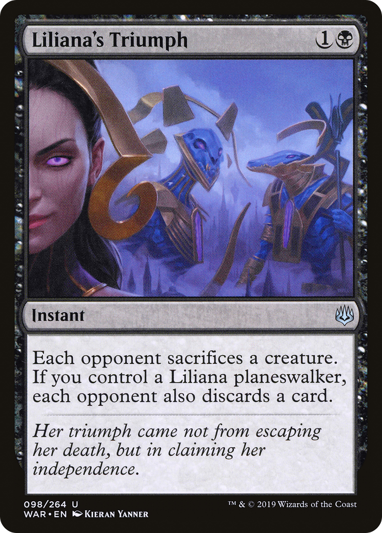 Magic: The Gathering - Liliana's Triumph Foil - War of the Spark