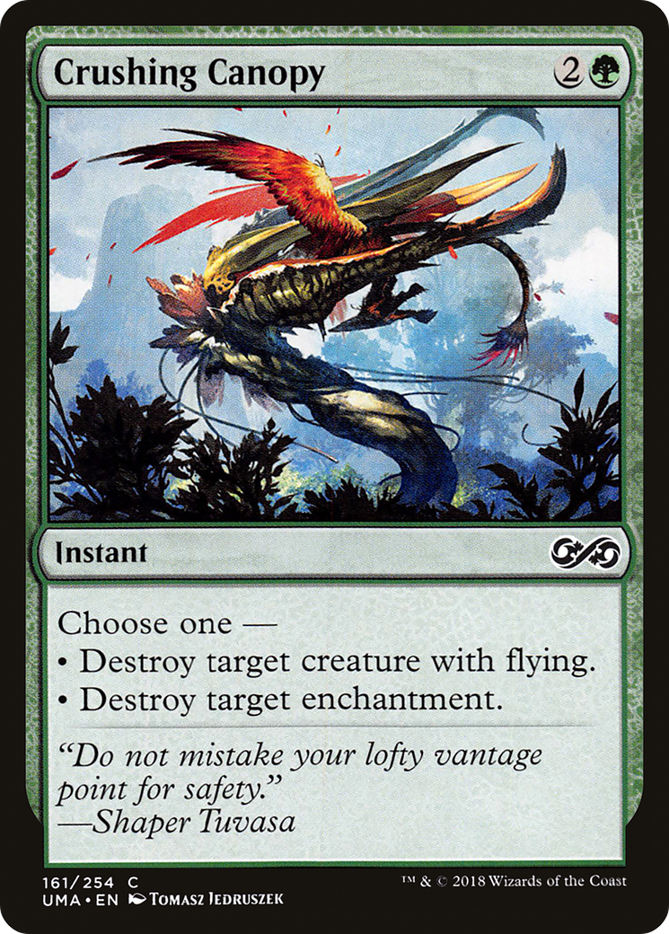 Magic: The Gathering - Crushing Canopy Foil - Ultimate Masters