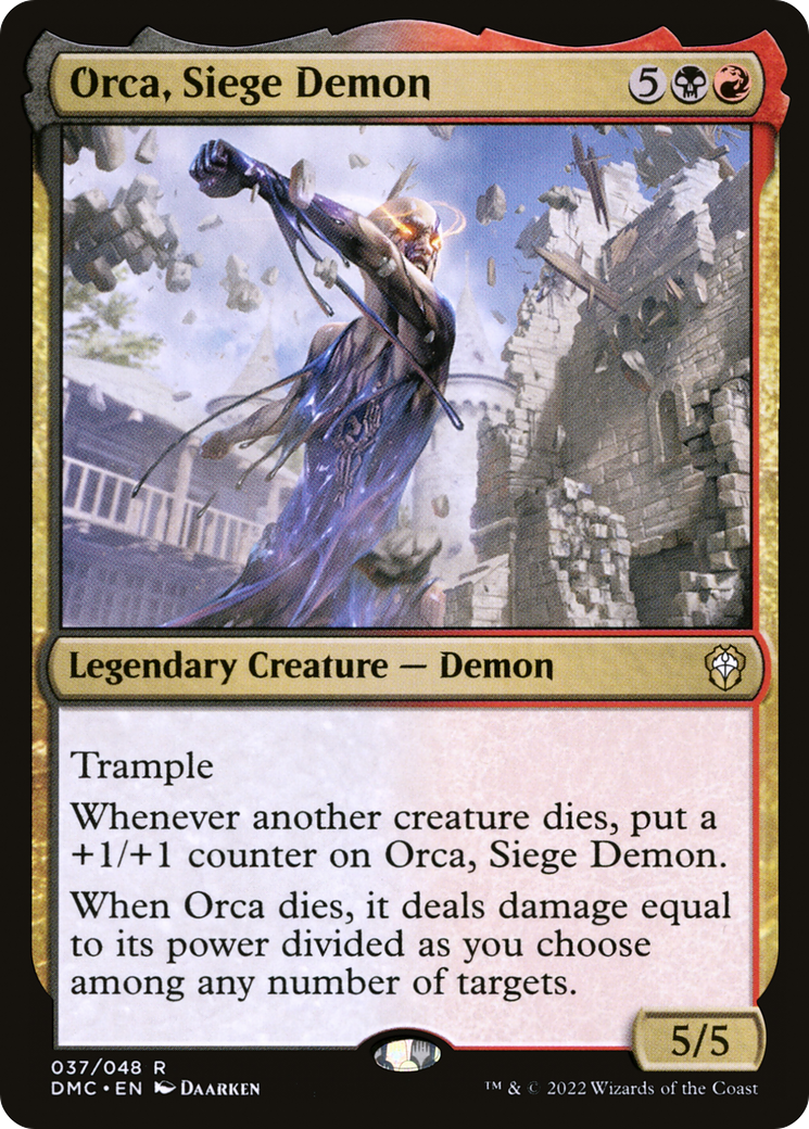 Magic: The Gathering - Orca, Siege Demon - Dominaria United Commander