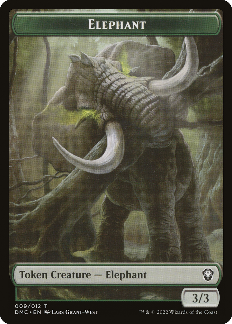 Magic: The Gathering - Elephant Token - Dominaria United Commander Tokens