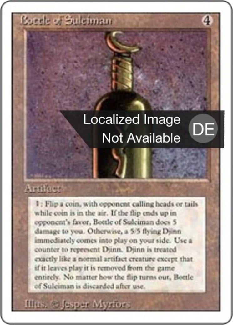 Magic: The Gathering - Suleimans Flasche - Revised Edition
