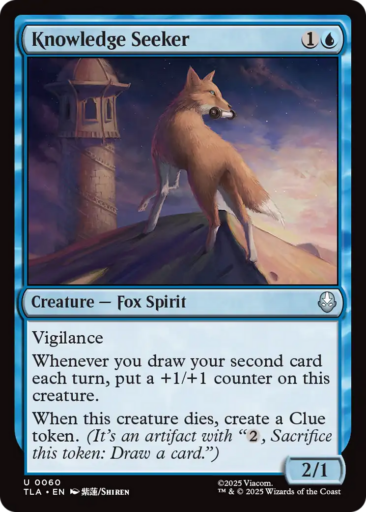 Magic: The Gathering - Knowledge Seeker - Avatar: The Last Airbender
