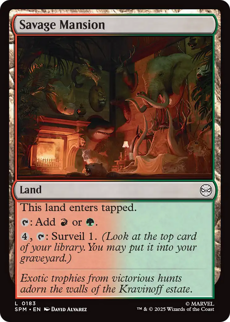 Magic: The Gathering - Savage Mansion - Marvel's Spider-Man