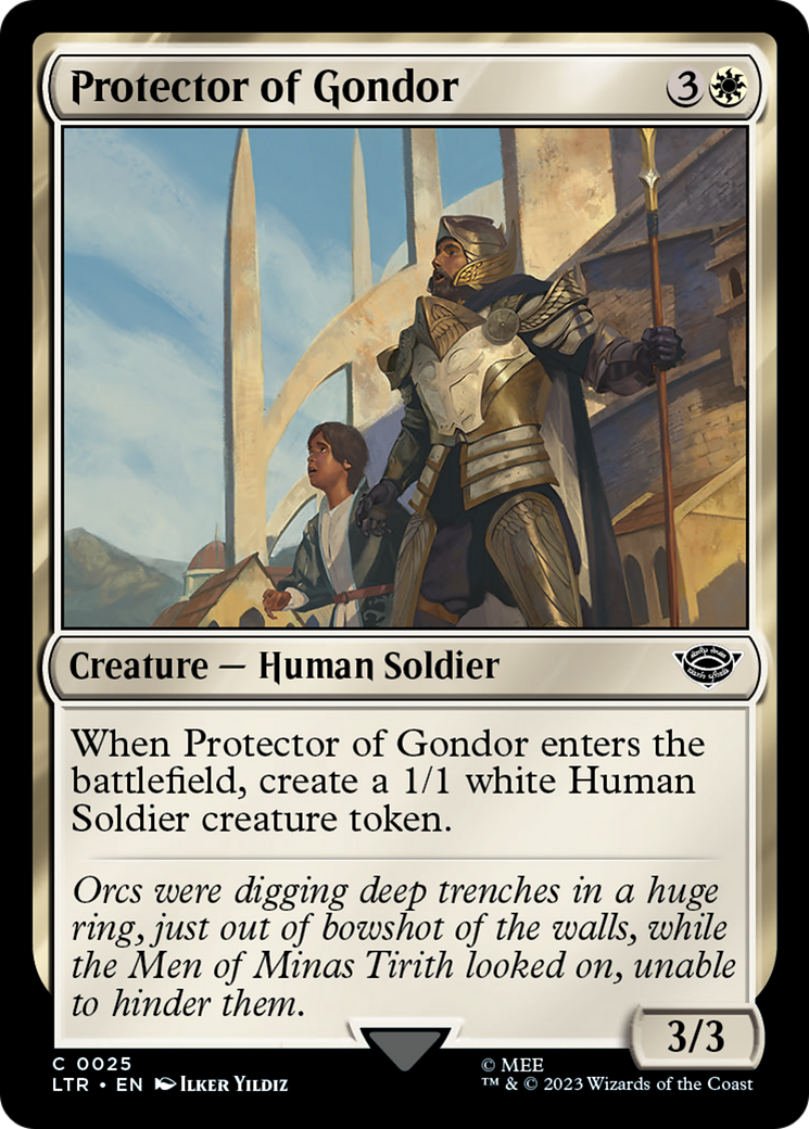 Magic: The Gathering - Protector of Gondor Foil - The Lord of the Rings: Tales of Middle-earth