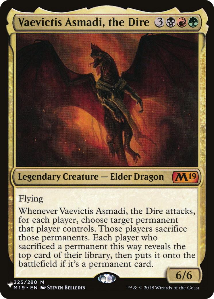 Magic: The Gathering - Vaevictis Asmadi, the Dire - The List