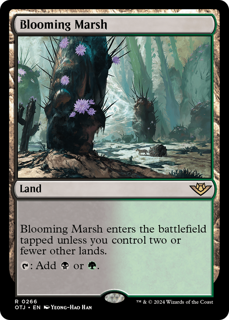 Magic: The Gathering - Blooming Marsh - Outlaws of Thunder Junction