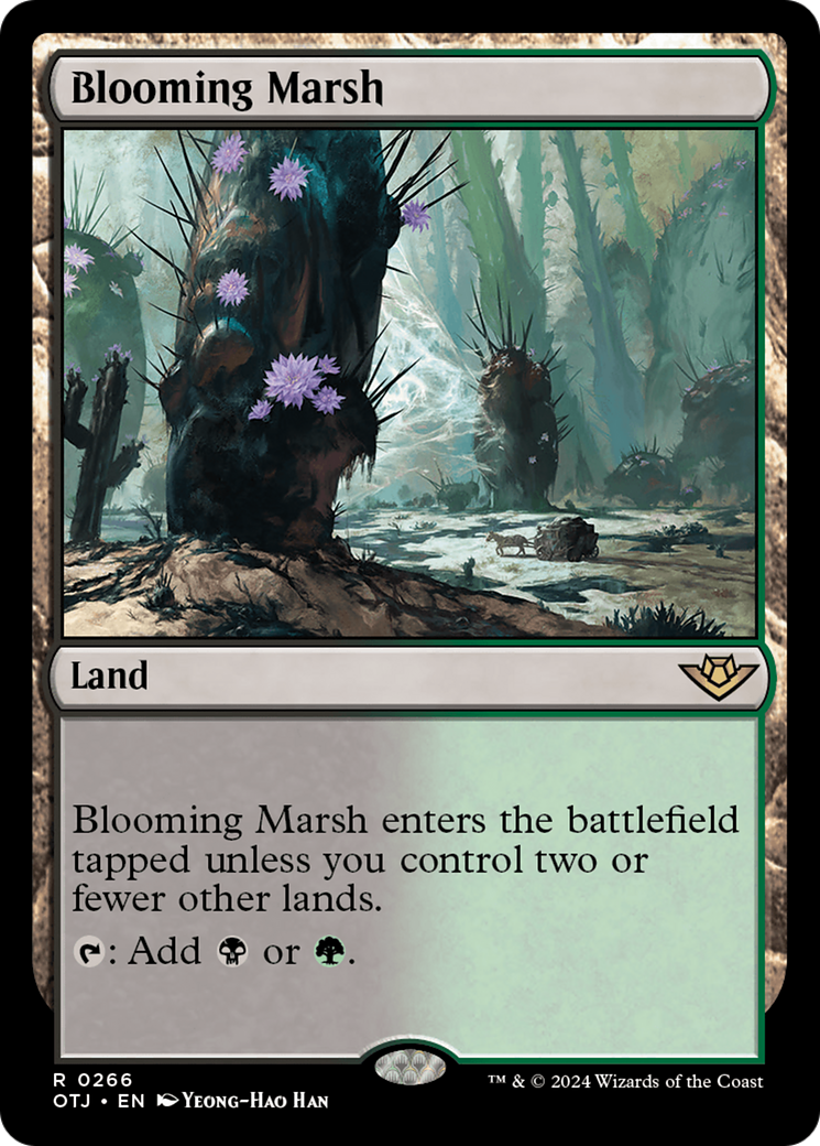 Magic: The Gathering - Blooming Marsh Foil - Outlaws of Thunder Junction
