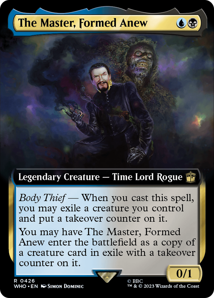 Magic: The Gathering - The Master, Formed Anew Foil - Doctor Who