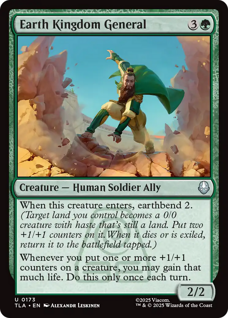 Magic: The Gathering - Earth Kingdom General Foil - Avatar: The Last Airbender