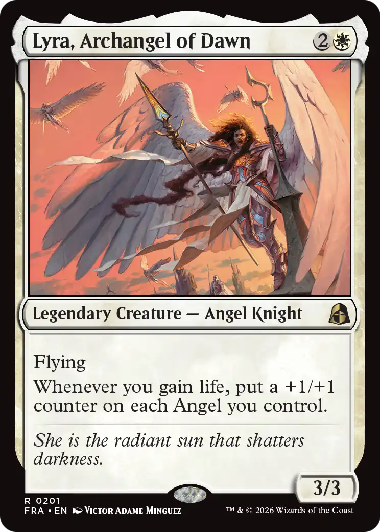 Magic: The Gathering - Lyra, Archangel of Dawn - Reality Fracture