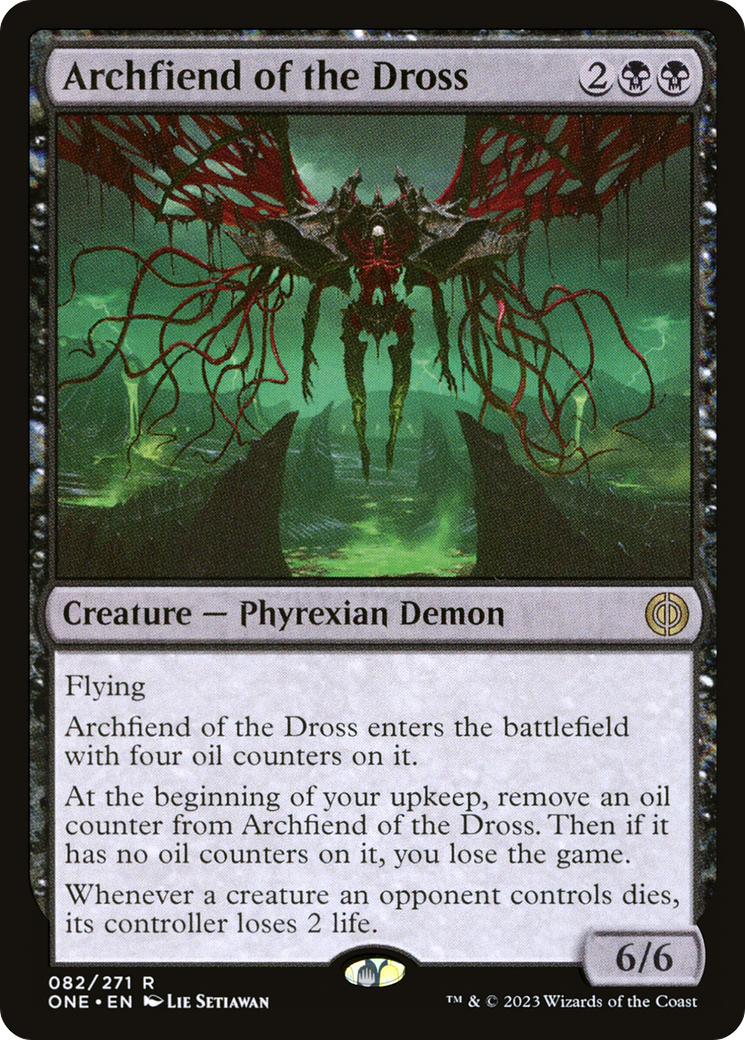 Magic: The Gathering - Archfiend of the Dross Foil - Phyrexia: All Will Be One