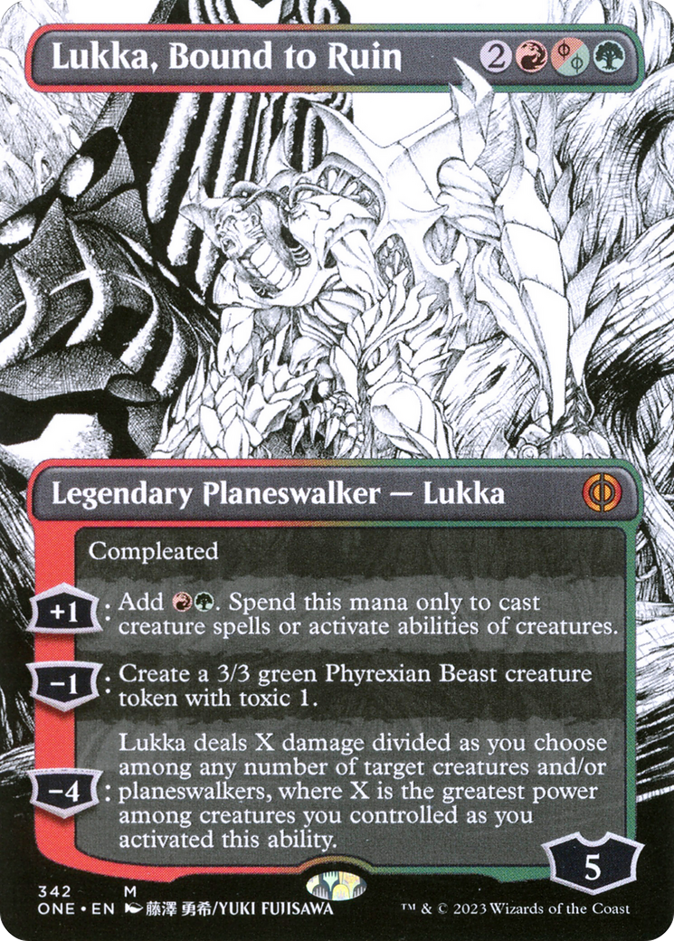 Magic: The Gathering - Lukka, Bound to Ruin - Phyrexia: All Will Be One