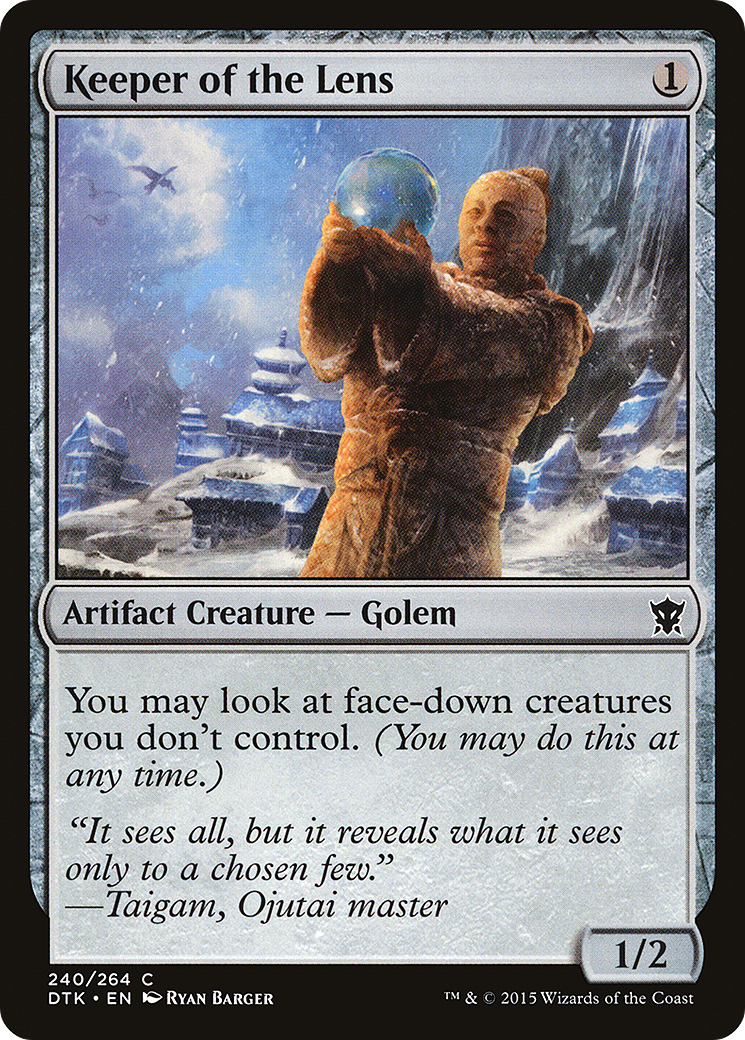 Magic: The Gathering - Keeper of the Lens Foil - Dragons of Tarkir