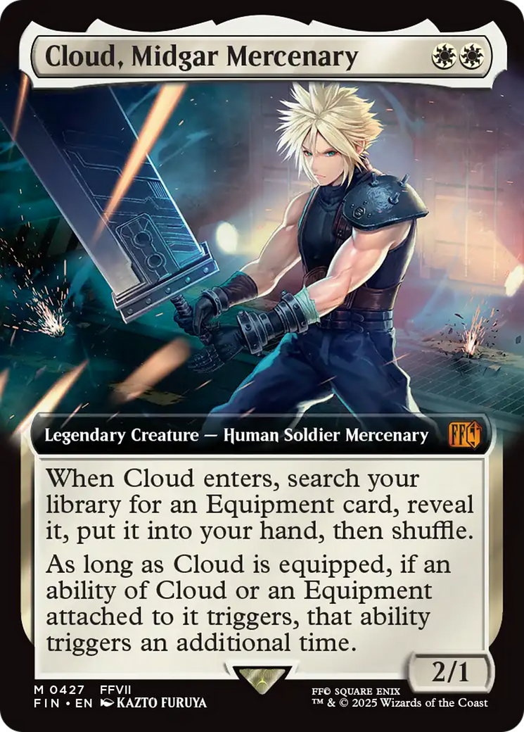 Magic: The Gathering - Cloud, Midgar Mercenary Foil - Final Fantasy