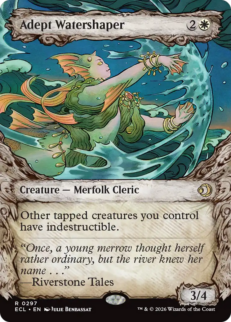 Magic: The Gathering - Adept Watershaper Foil - Lorwyn Eclipsed